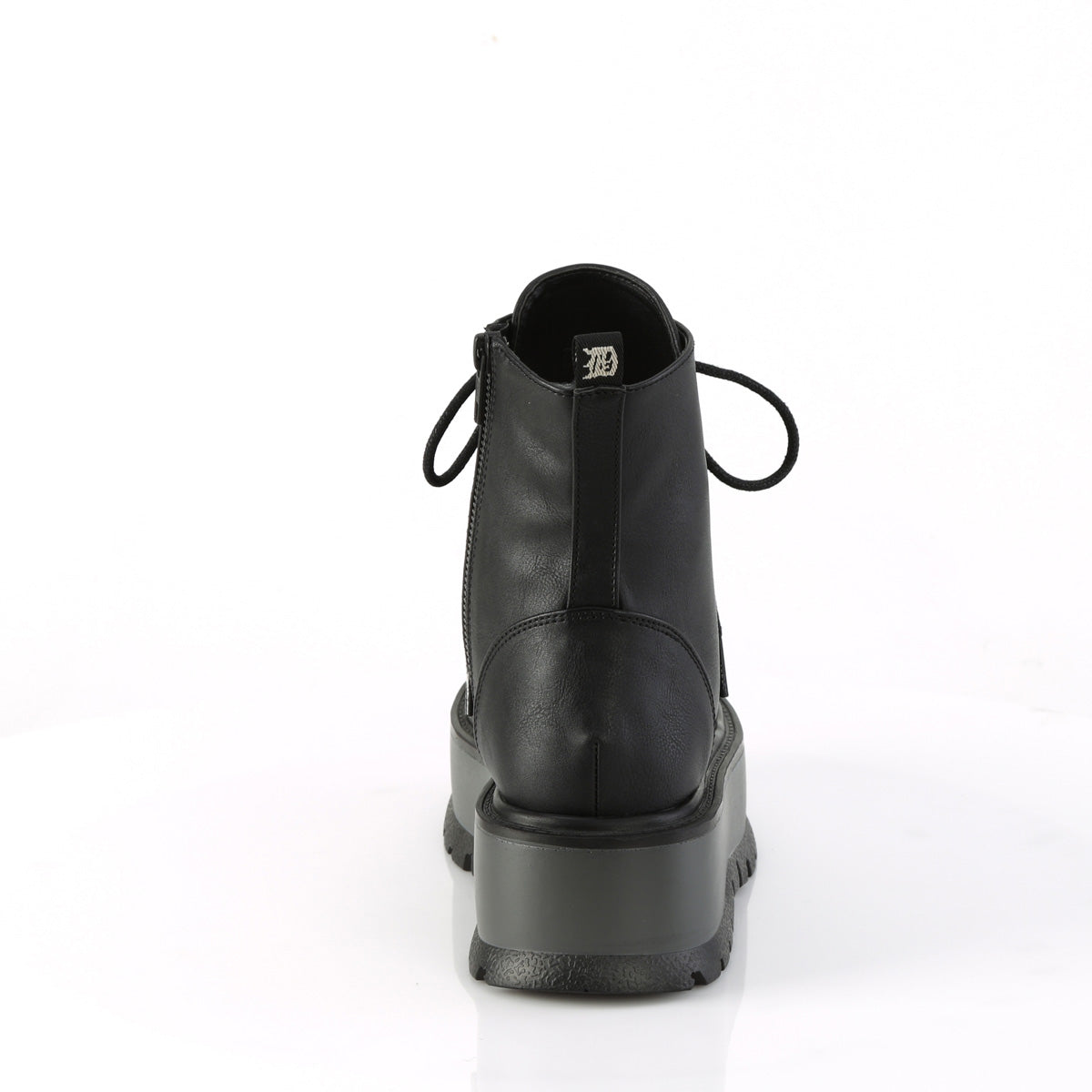 Demonia Cult Signature | "Slacker-55" Boots - Black Vegan Leather