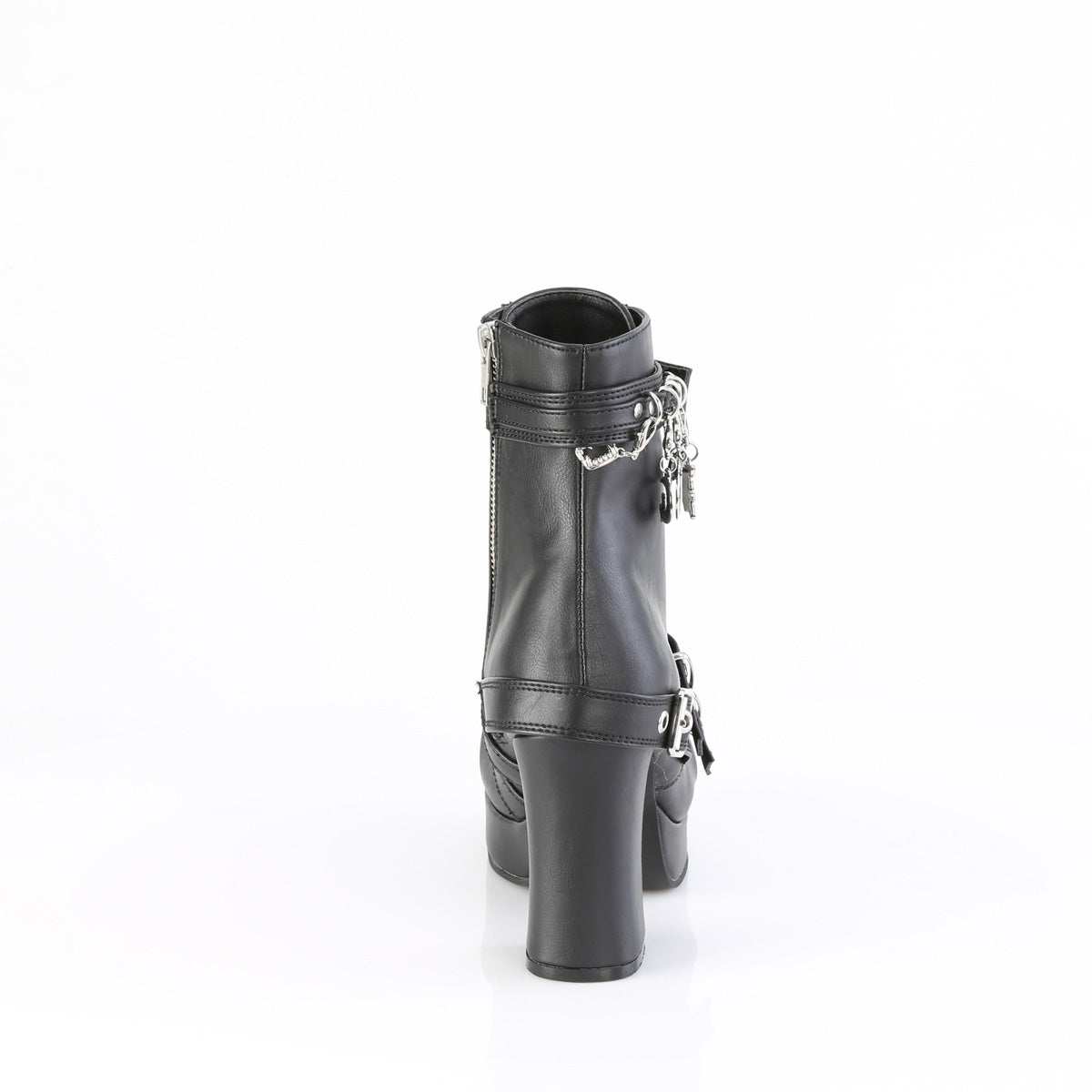 Demonia Cult Essential | "Gothika-66" Boots - Black Vegan Leather