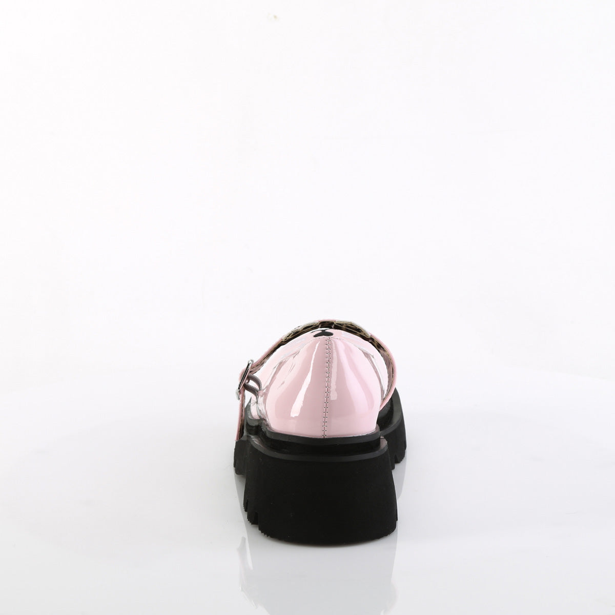 Demonia Cult Essential | "Renegade-56" Platforms - Baby Pink Patent