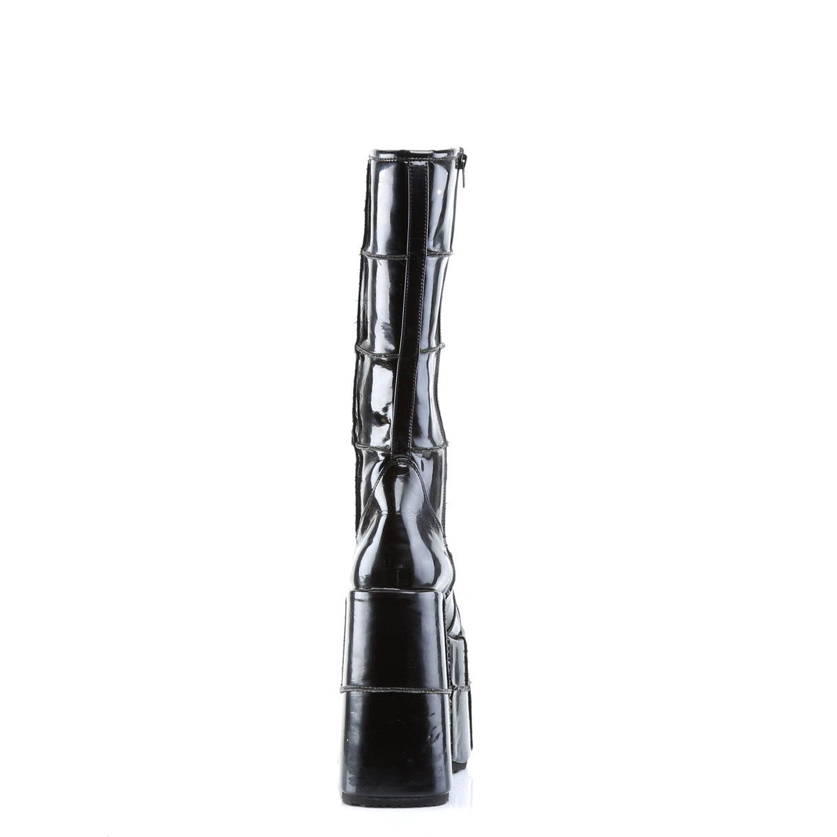 Demonia Cult Signature | "Stack-301" Boots - Black Patent