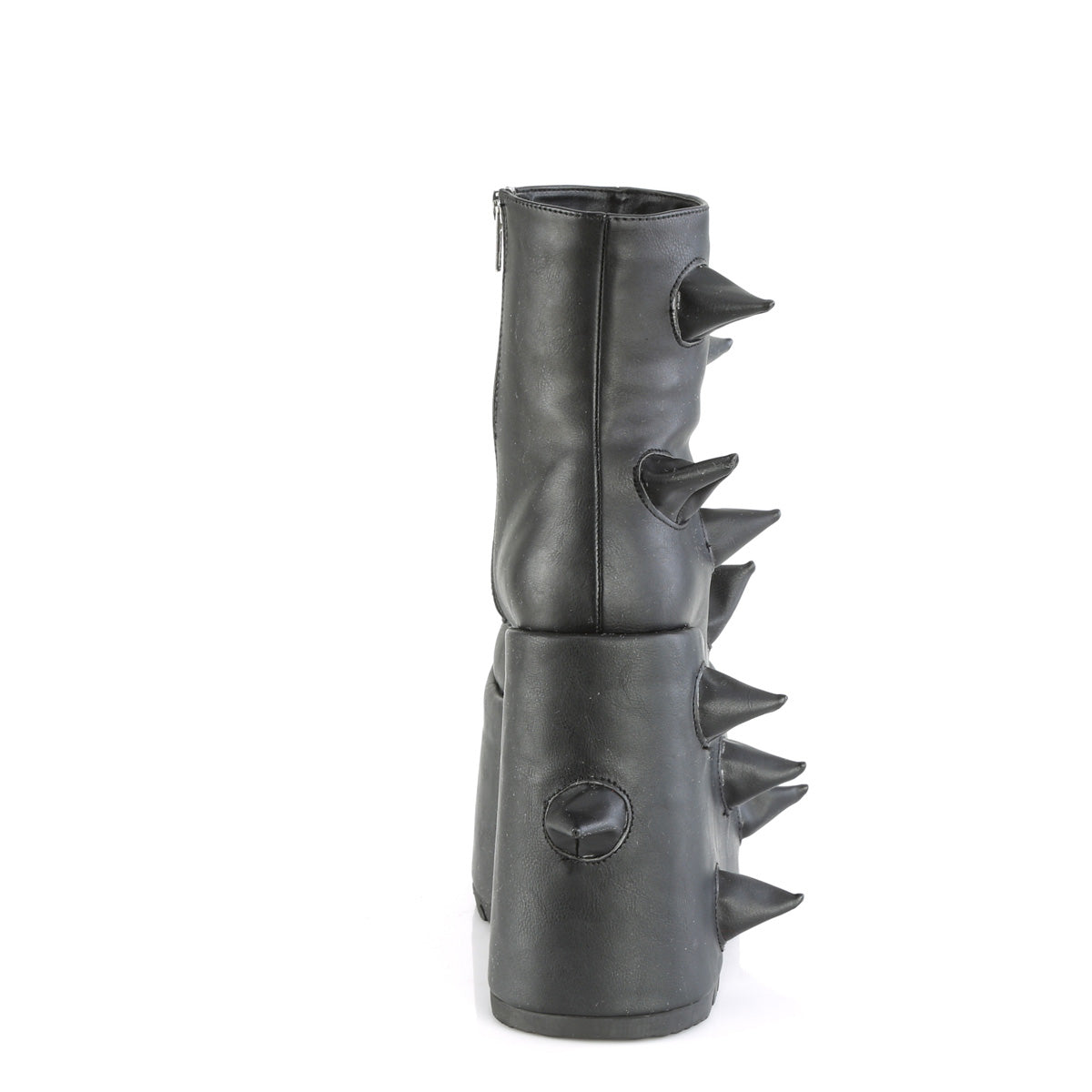 Demonia Cult Exclusive | "Slay-77" Boots - Black Vegan Leather