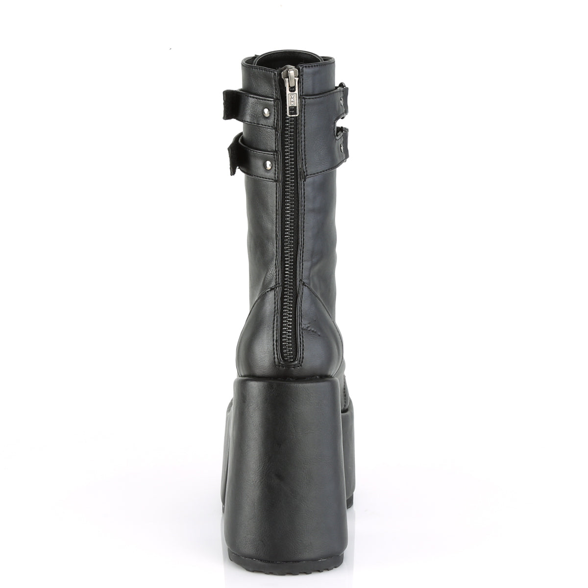 Demonia Cult Latest | "Camel-250" Boots - Black Vegan Leather