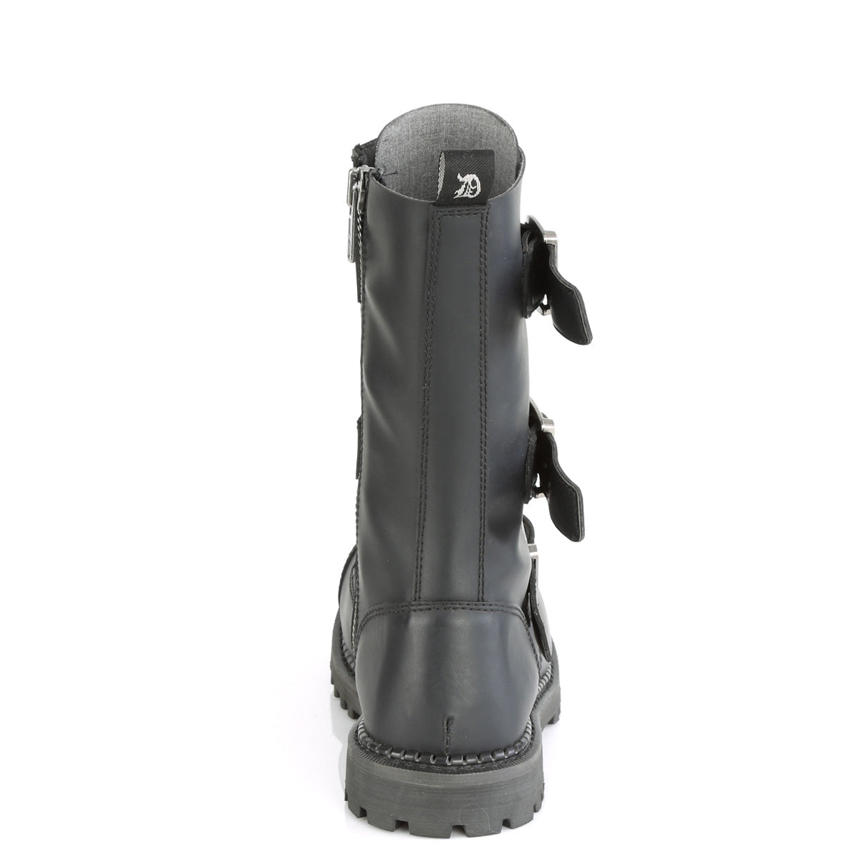 Demonia Cult Value | "Riot-12BK" Boots - Black Vegan Leather