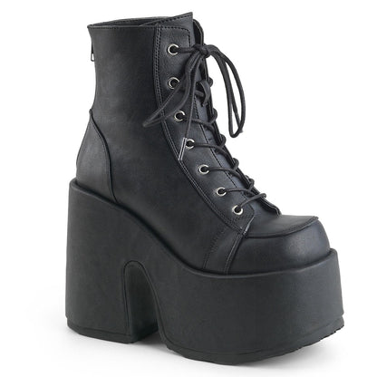 Demonia Cult Everyday | "Camel-203" Boots - Black Vegan Leather