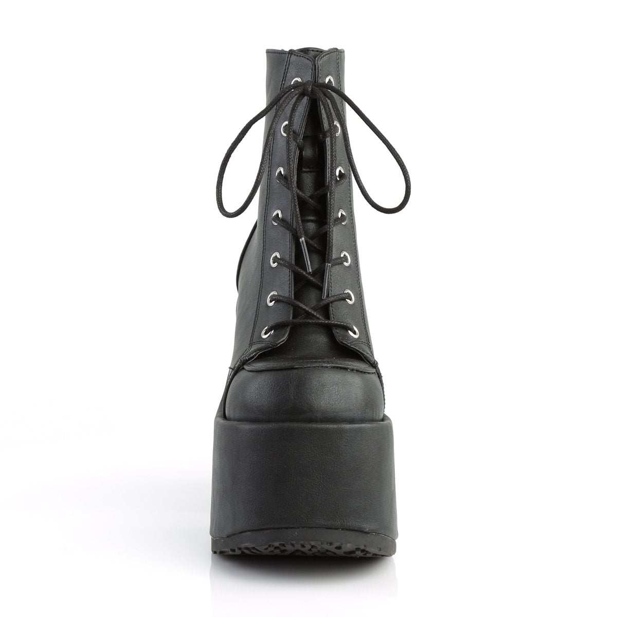 Demonia Cult Everyday | "Camel-203" Boots - Black Vegan Leather