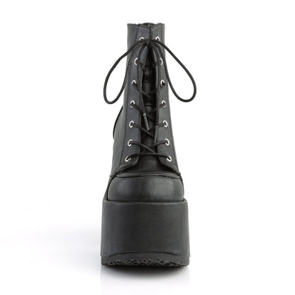 Demonia Cult Everyday | "Camel-203" Boots - Black Vegan Leather