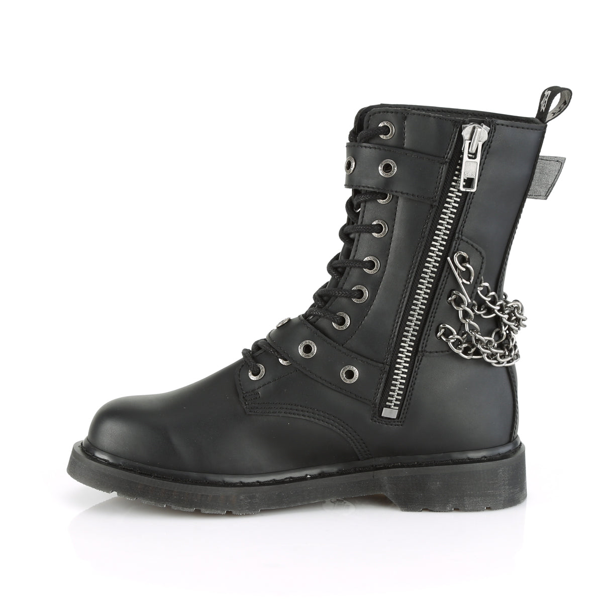 Demonia Cult Value | "Bolt-250" Boots - Black Vegan Leather