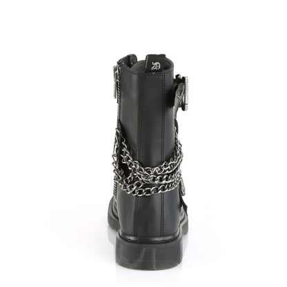 Demonia Cult Value | "Bolt-250" Boots - Black Vegan Leather