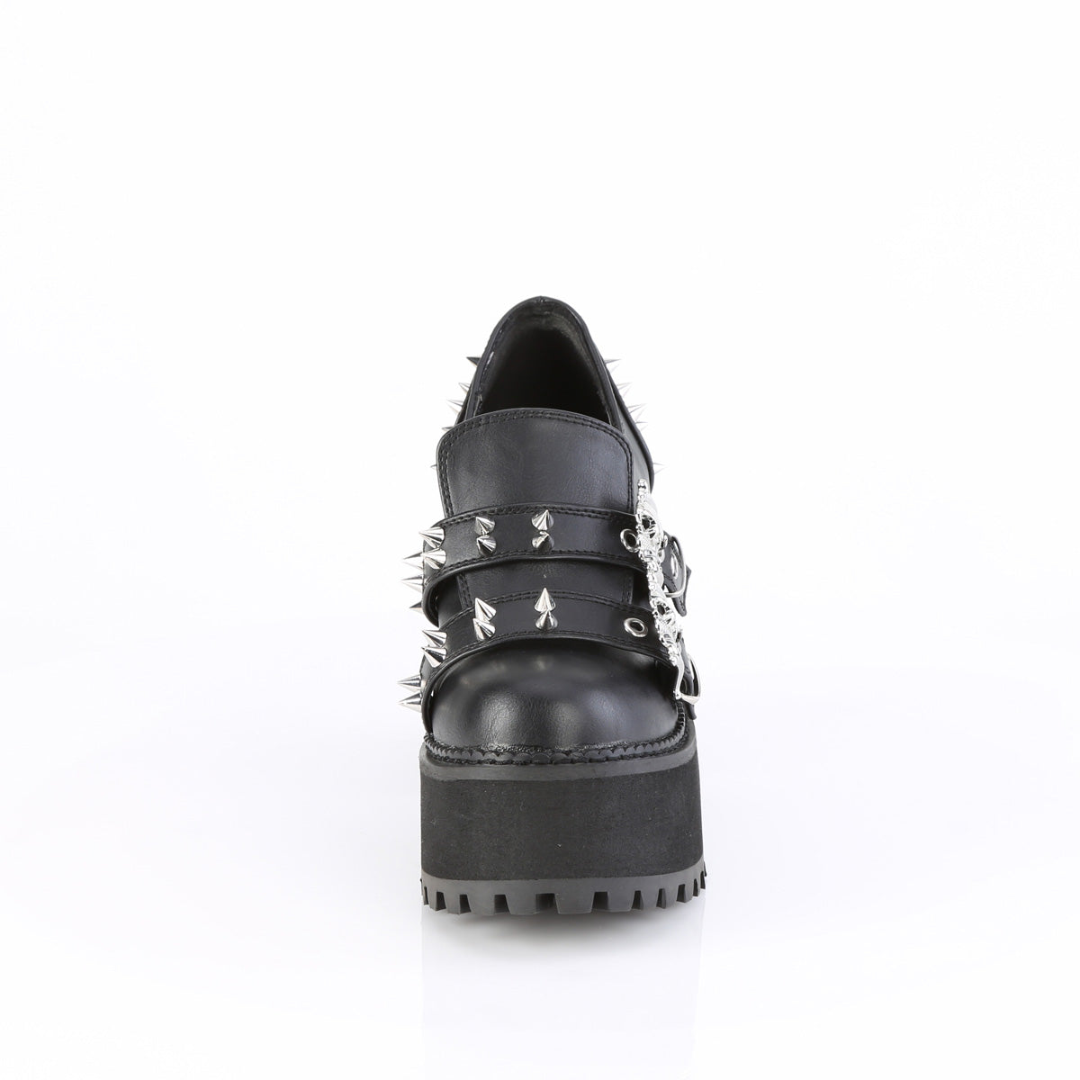 Demonia Cult Classic | "Assault-38" Boots - Black Vegan Leather