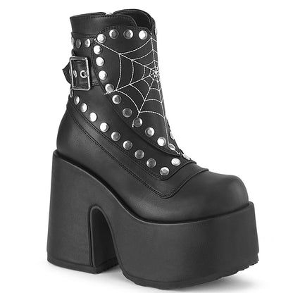 Demonia Cult Value | "Camel-70" Boots - Black Vegan Leather