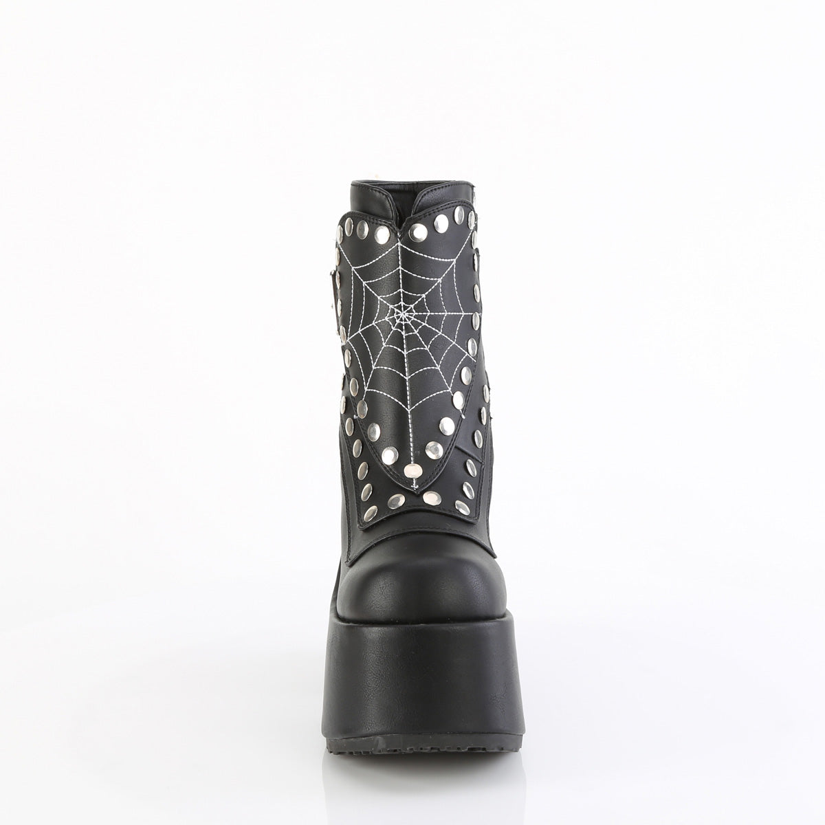 Demonia Cult Value | "Camel-70" Boots - Black Vegan Leather