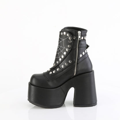Demonia Cult Value | "Camel-70" Boots - Black Vegan Leather