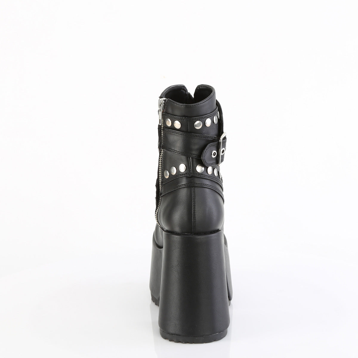 Demonia Cult Value | "Camel-70" Boots - Black Vegan Leather