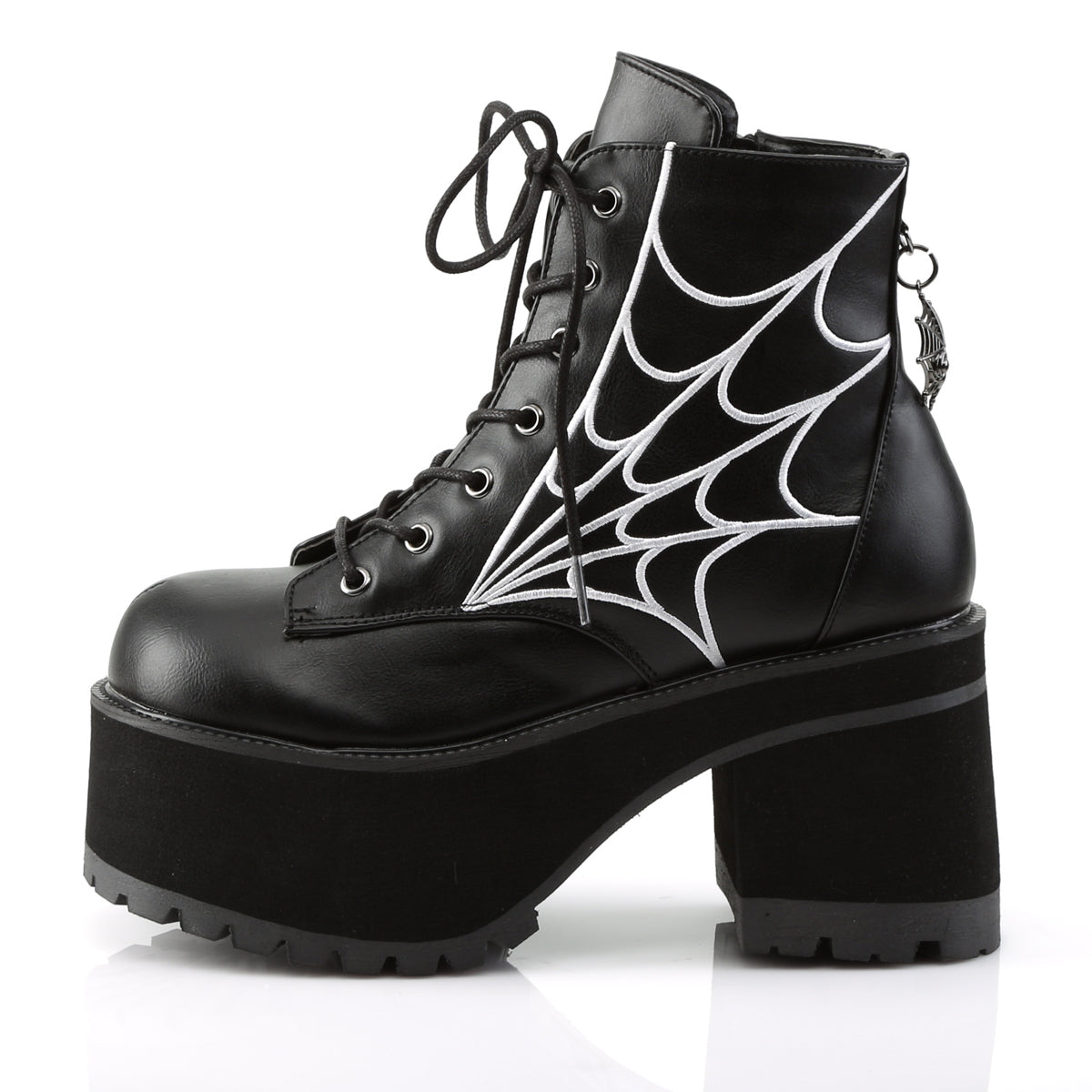 Demonia Cult Great Value | "Ranger-105" Boots - Black Vegan Leather