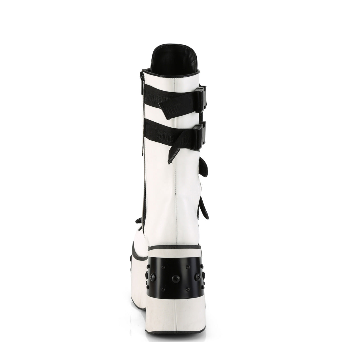 Demonia Cult Everyday | "Kera-108" Boots - White Vegan Leather
