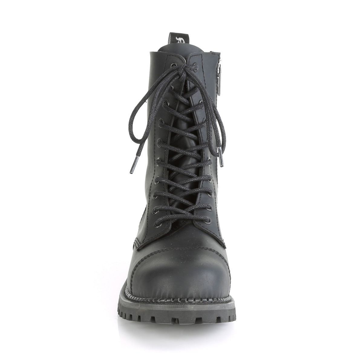 Demonia Cult Value | "Riot-10" Boots - Black Vegan Leather