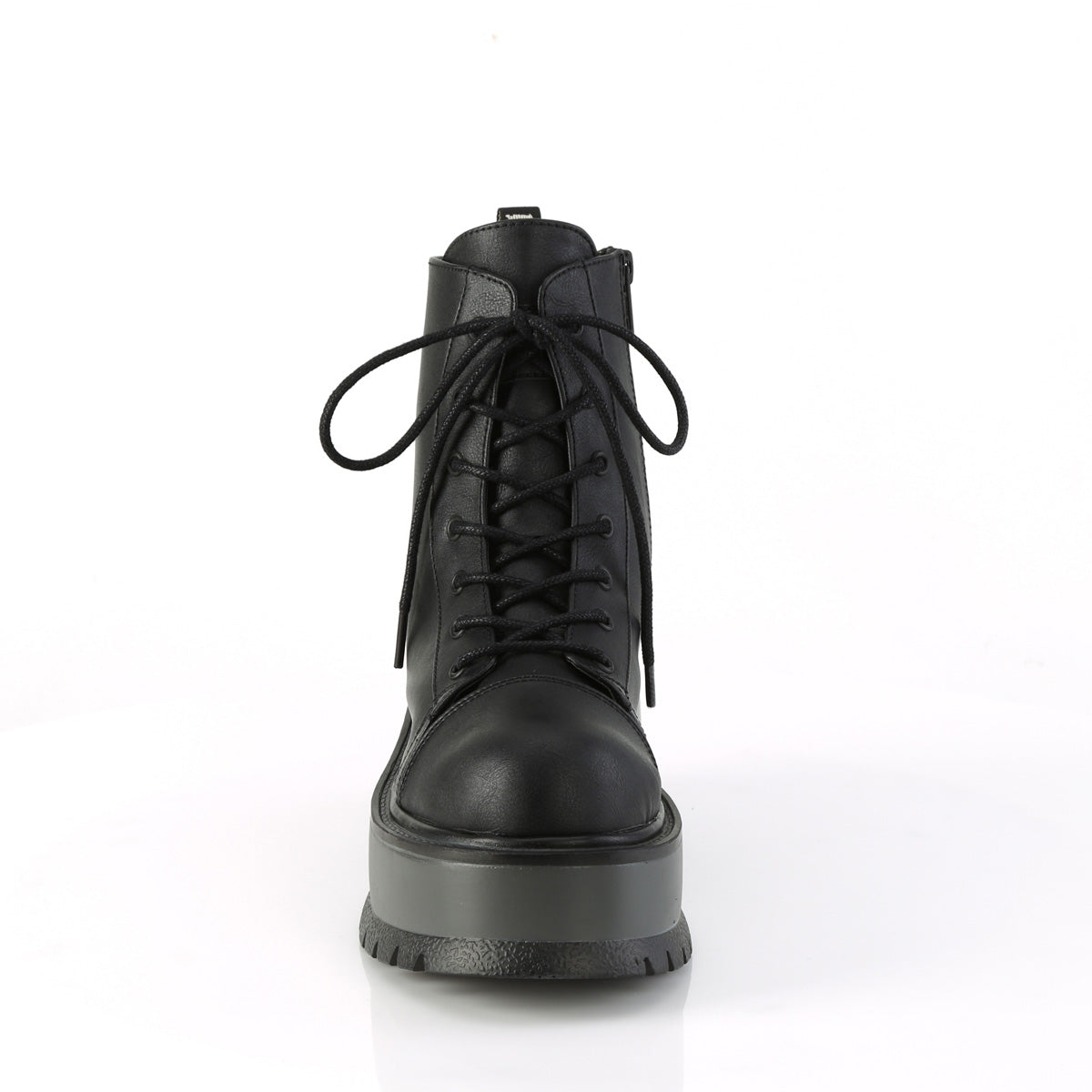 Demonia Cult Signature | "Slacker-55" Boots - Black Vegan Leather