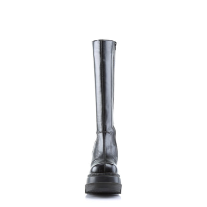 Demonia Cult Classic | "Shaker-100" Boots - Black Vegan Leather