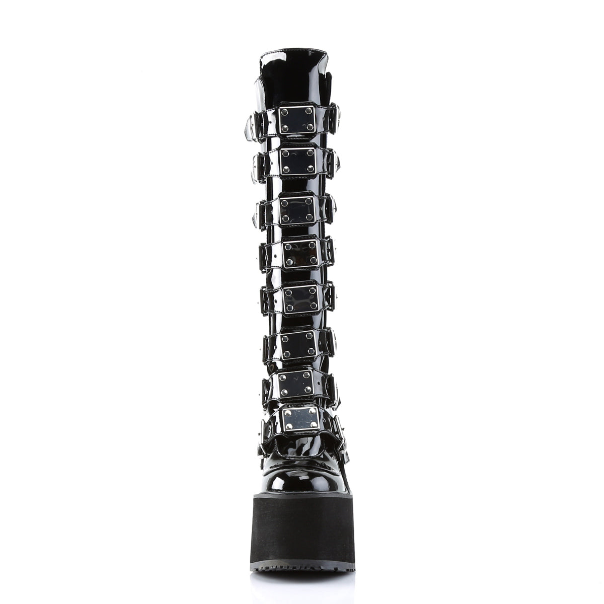 Demonia Cult Essential | "Swing-815" Boots - Black Patent