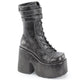 Black-Silver Rub-Off Vegan Leather
