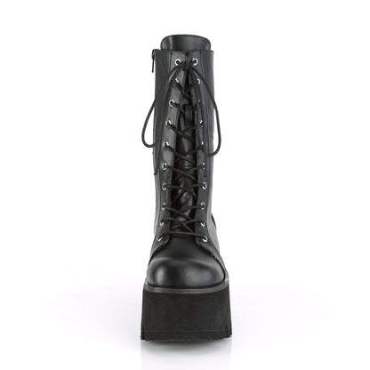 Demonia Cult Classic | "Ashes-105" Boots - Black Vegan Leather