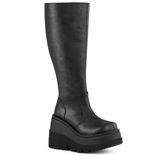Demonia Cult Great Value | "Shaker-100WC" Boots - Black Vegan Leather