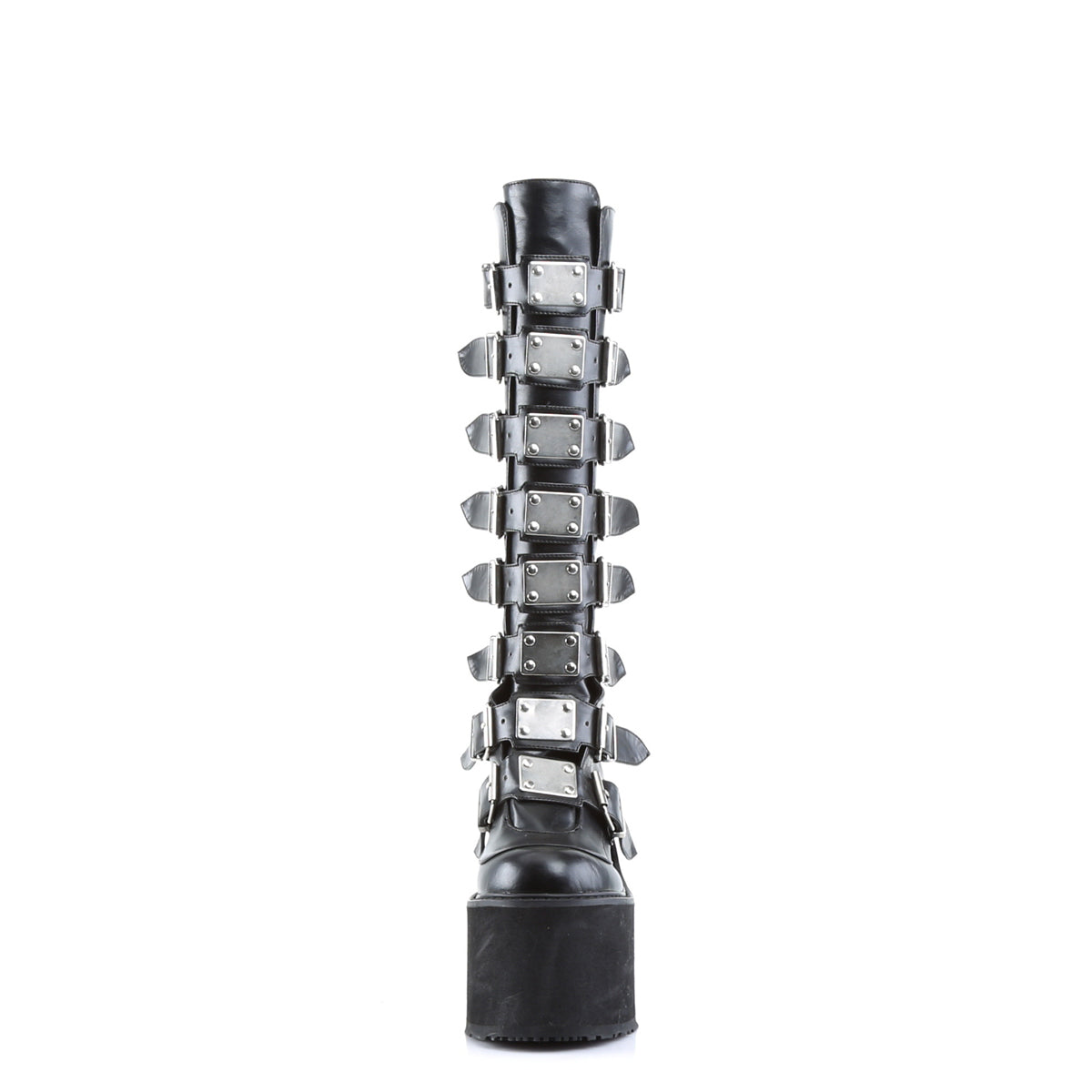 Demonia Cult Exclusive | "Swing-815" Boots - Black Vegan Leather