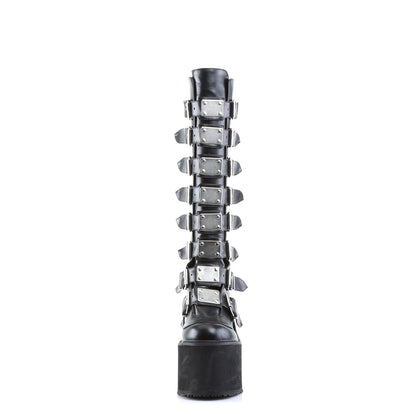 Demonia Cult Exclusive | "Swing-815" Boots - Black Vegan Leather