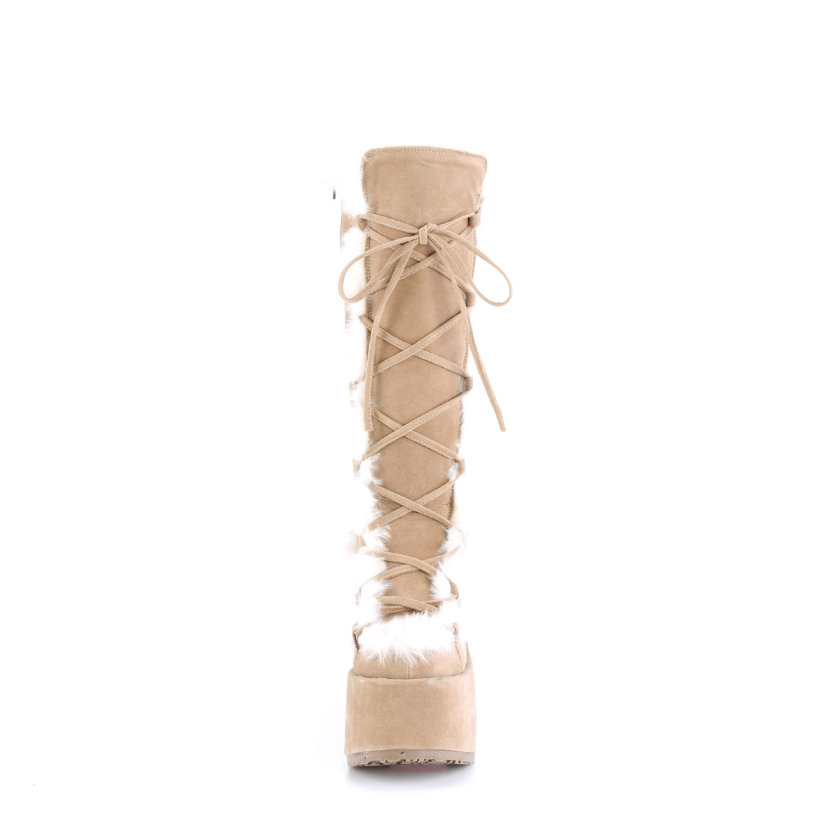 Demonia Cult Signature | "Camel-311" Boots - Camel Vegan Suede