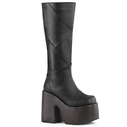 Demonia Cult Quality | "Camel-280" Boots - Black Vegan Leather