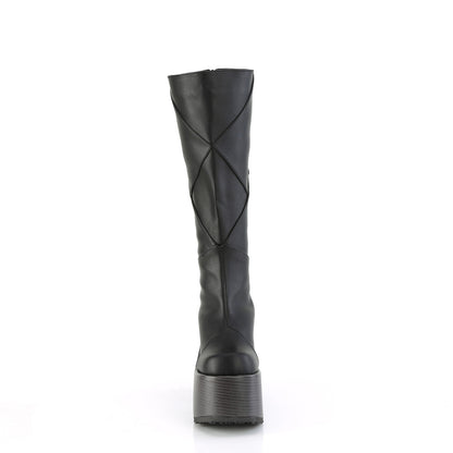 Demonia Cult Quality | "Camel-280" Boots - Black Vegan Leather