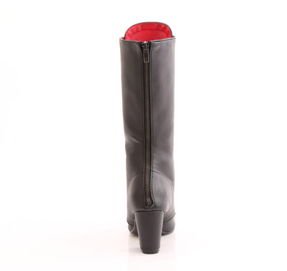 Demonia Cult Exclusive | "Vivika-205" Boots - Black Vegan Leather