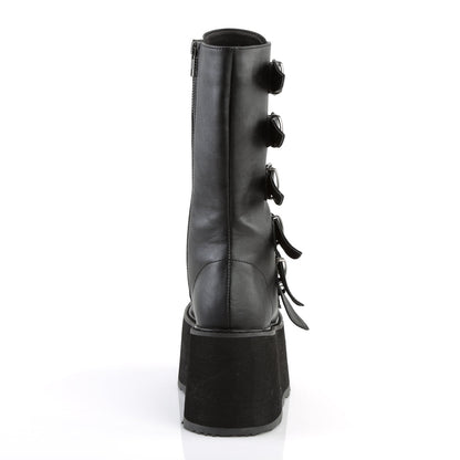 Demonia Cult Signature | "Damned-225" Boots - Black Vegan Leather