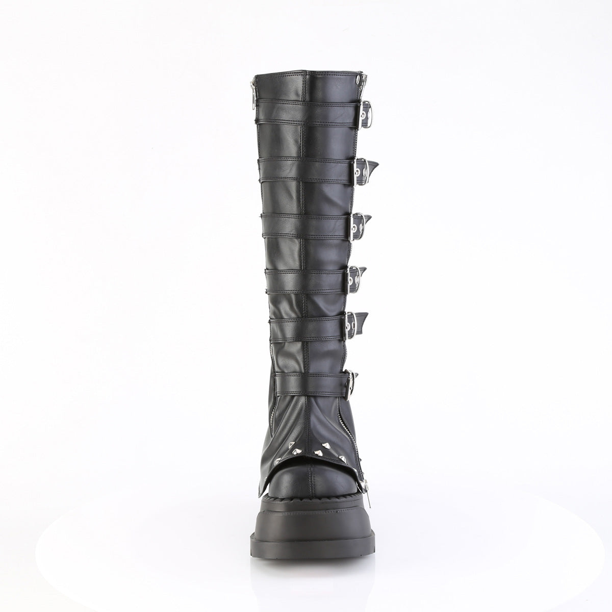 Demonia Cult Everyday | "Stomp-223" Boots - Black Vegan Leather