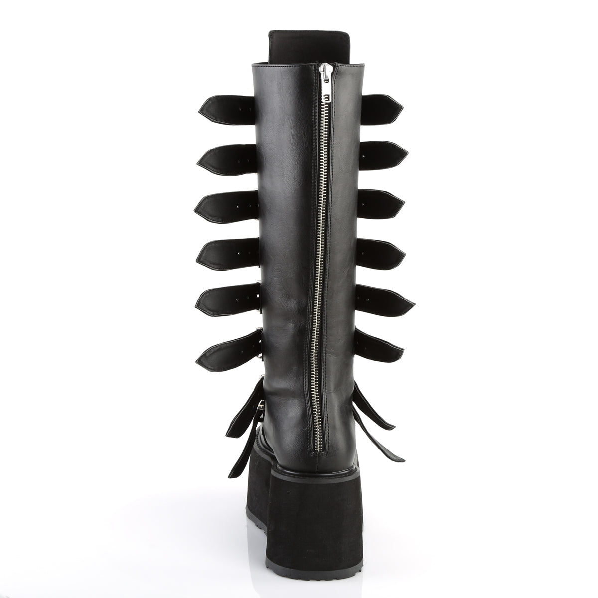 Demonia Cult Value | "Damned-318" Boots - Black Vegan Leather