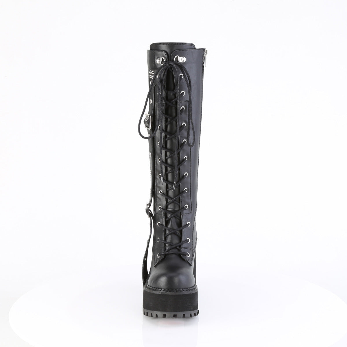 Demonia Cult Great Value | "Assault-218" Boots - Black Vegan Leather