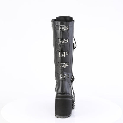 Demonia Cult Great Value | "Assault-218" Boots - Black Vegan Leather