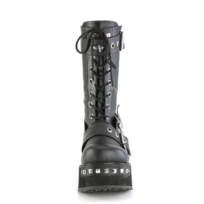 Demonia Cult Quality | "Trashville-250" Boots - Black Vegan Leather