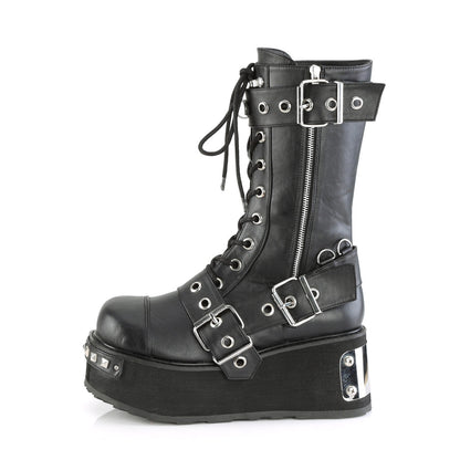 Demonia Cult Quality | "Trashville-250" Boots - Black Vegan Leather