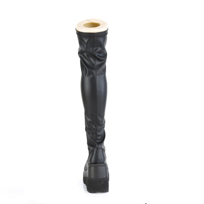 Demonia Cult Essential | "Shaker-374" Boots - Black Str. Vegan Leather