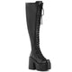 Black Stretch Vegan Leather