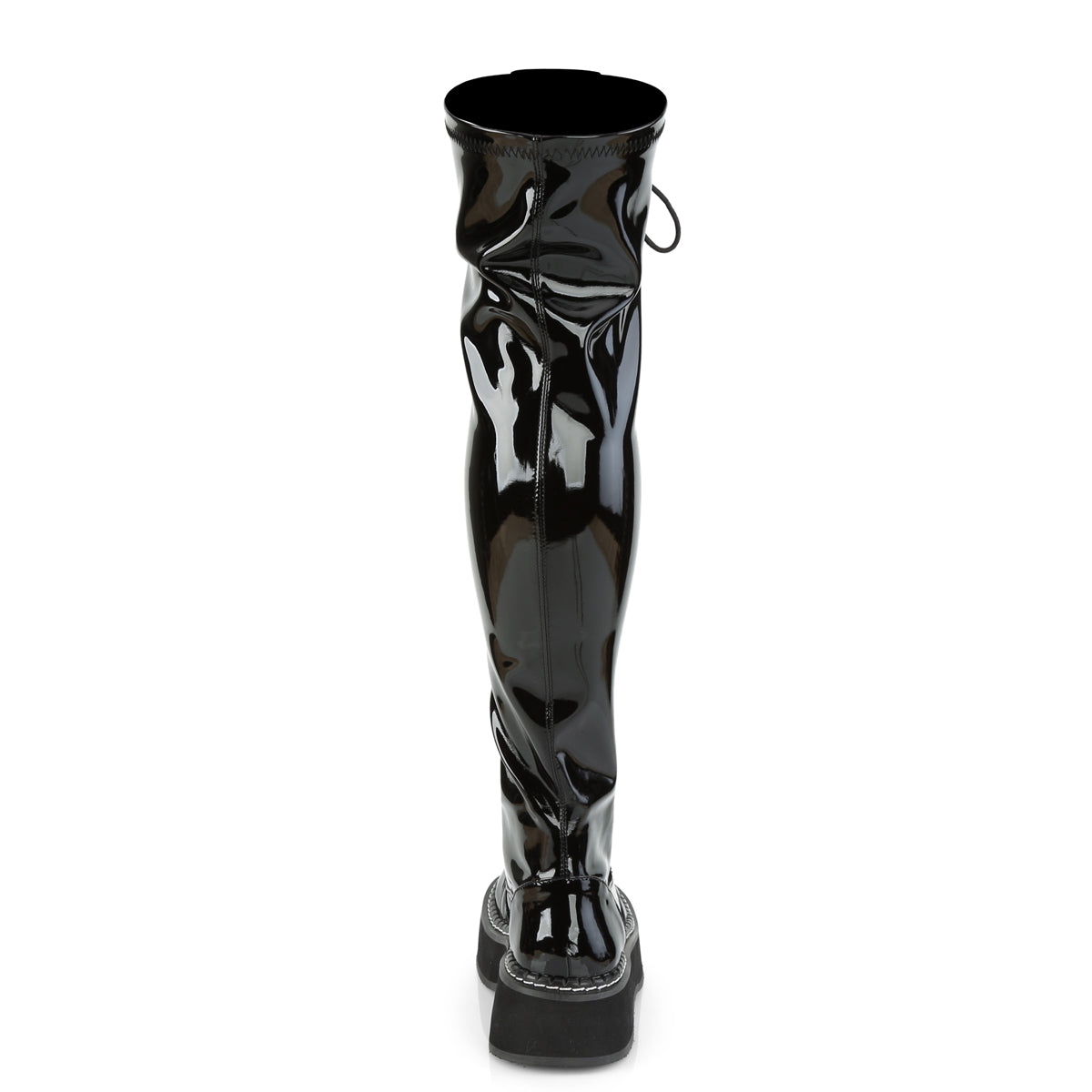 Demonia Cult Signature | "Emily-375" Boots - Black Patent