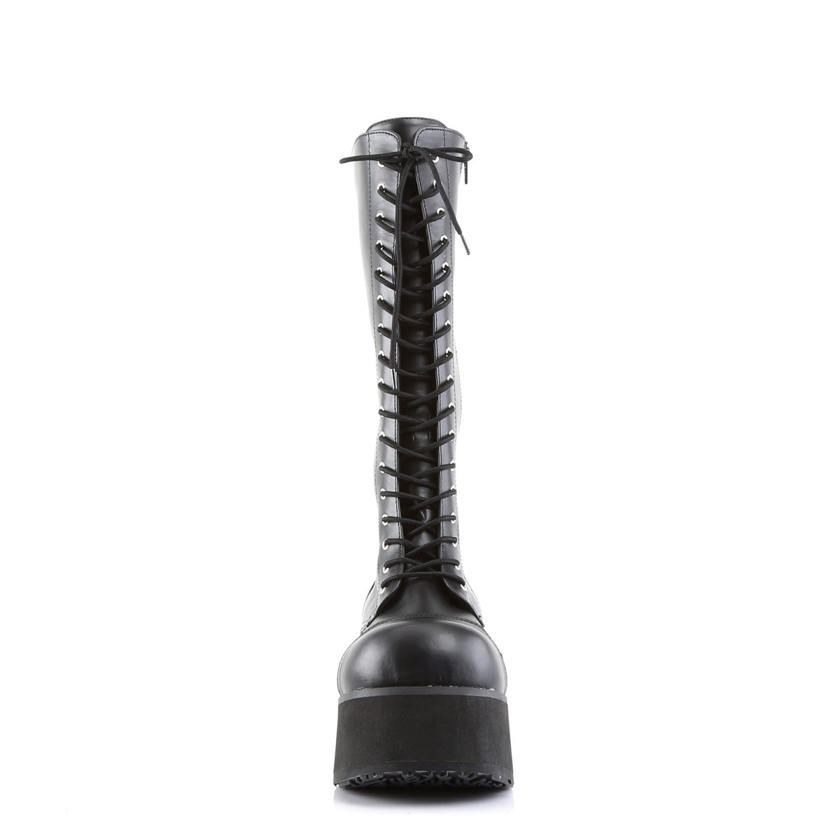 Demonia Cult Essential | "Trashville-502" Boots - Black Vegan Leather