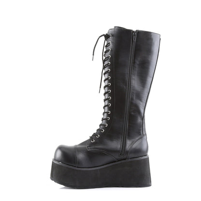 Demonia Cult Essential | "Trashville-502" Boots - Black Vegan Leather