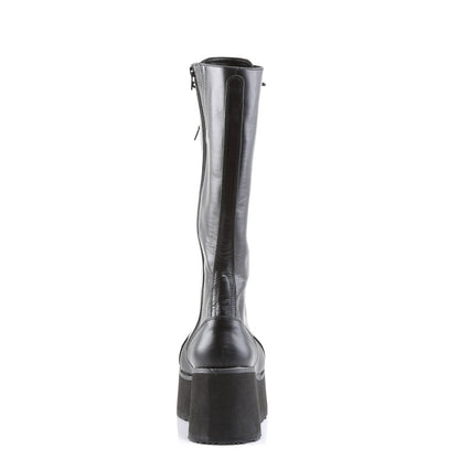 Demonia Cult Essential | "Trashville-502" Boots - Black Vegan Leather