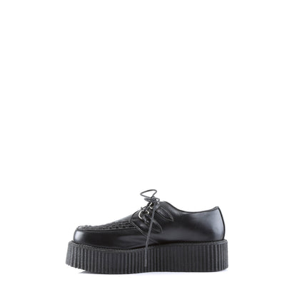 Demonia Cult Quality | "V-CREEPER-502" Creepers - Black Vegan Leather