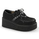 Black Vegan Suede-Vegan Leather