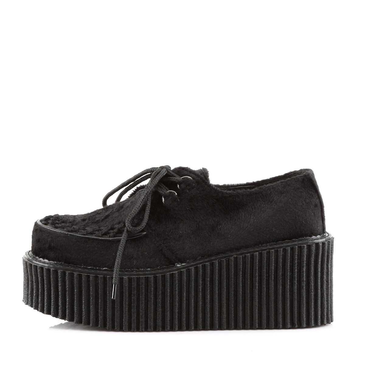Demonia Cult Everyday | "Creeper-202" Creepers - Black Fur