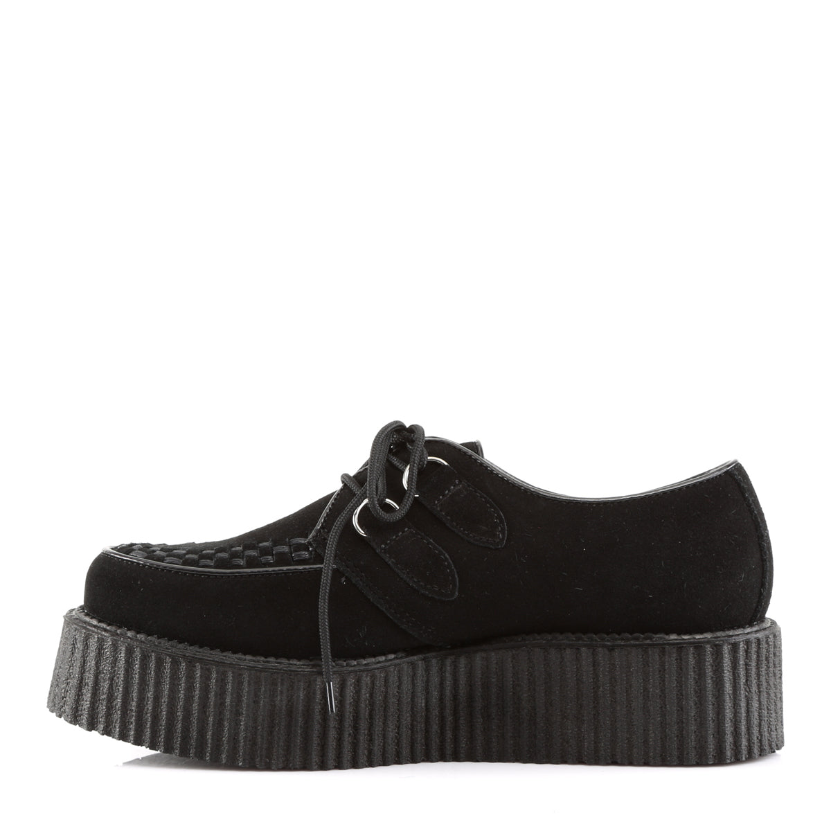 Demonia Cult Latest | "Creeper-402S" Creepers - Black Suede