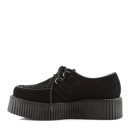 Demonia Cult Latest | "Creeper-402S" Creepers - Black Suede